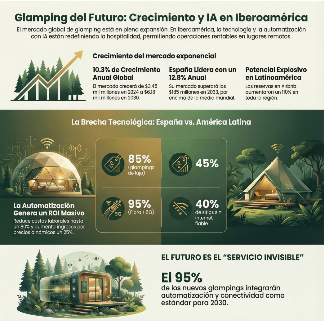 Infografía Glamping